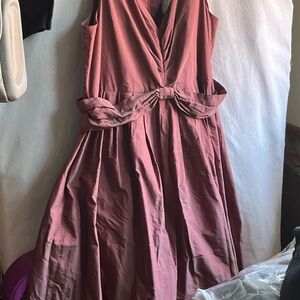 Banana Republic Mad Men Collection Burgundy Dress
